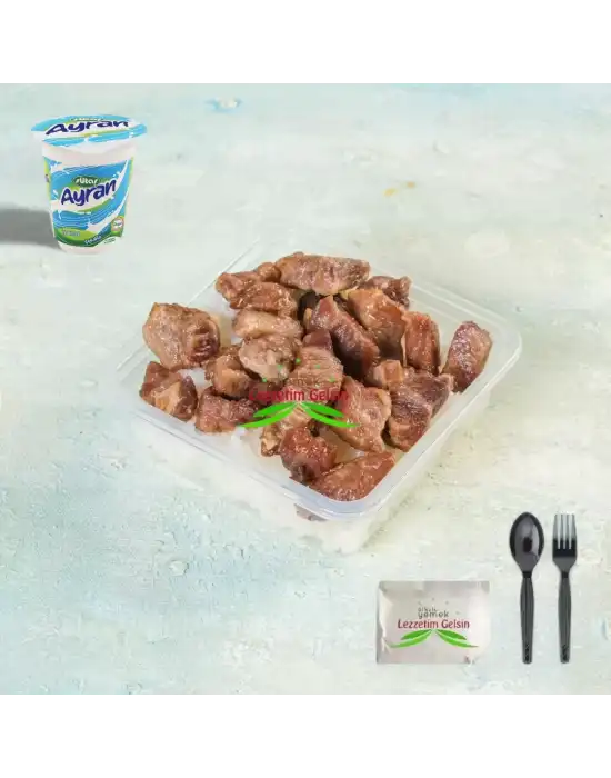 Dana Kavurmalı Tereyağlı Pilav + Ayran (Ambalajlı 250 gram)