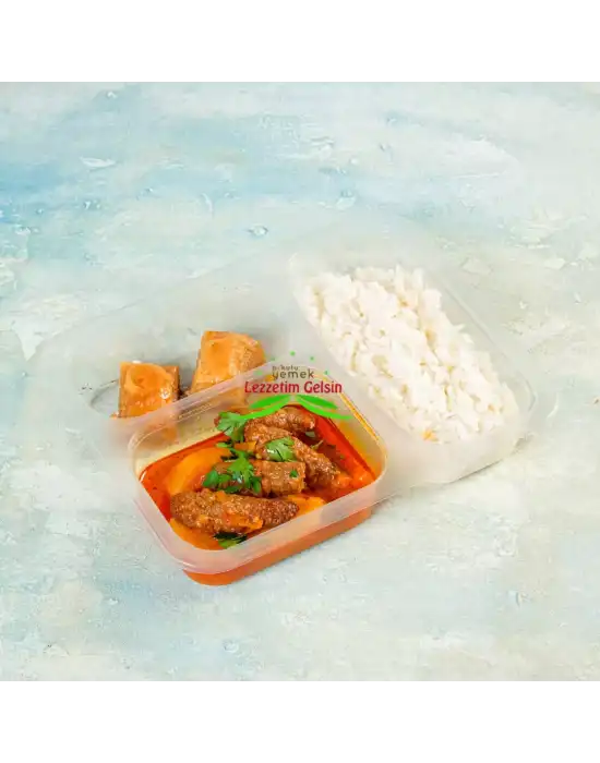 Tereyağlı Pilav + İzmir Köfte + Tatlı + Ayran