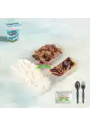 Dana Kavurmalı Tereyağlı Pilav + Çikolata Soslu İrmik Helvası + Ayran