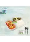 Tavuk Fajita Tereyağlı Pilav + Zeytinyağlı Yaprak Sarma + Ayran