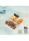 Tereyağlı Pilav + Dana Kavurma + Zeytinyağlı Yaprak Sarma +Peynirli Su Böreği + Baklava + Ayran