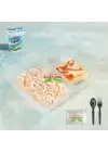 Tereyağlı Pilav + Didilmiş Tavuk + Peynirli Su Böreği + Ayran