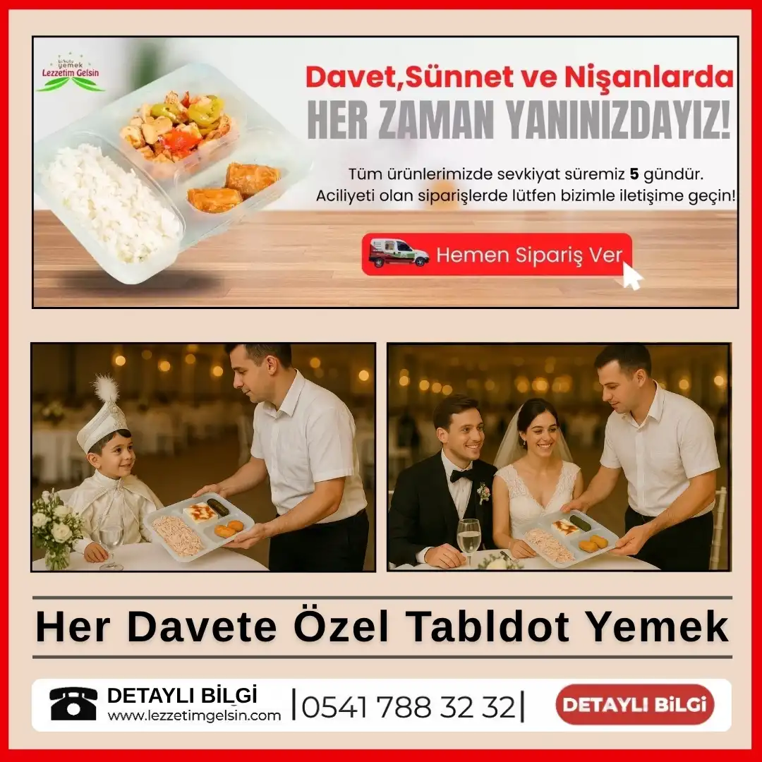 Davet ve Organizasyonlara Yemek Hizmeti