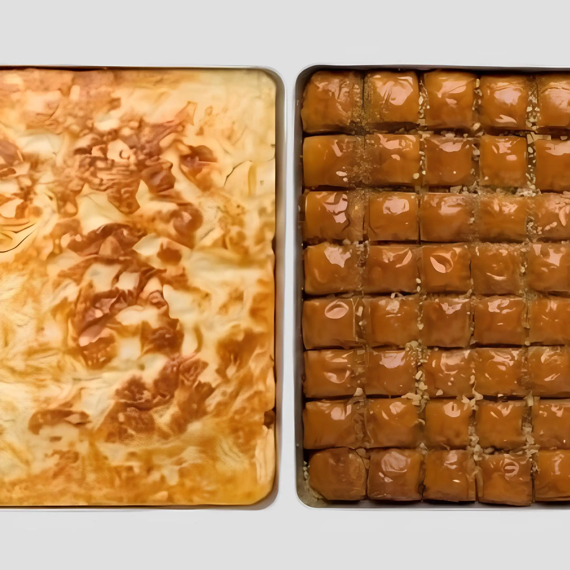1 Tepsi Su Böreği - 1 Tepsi Cevizli Baklava