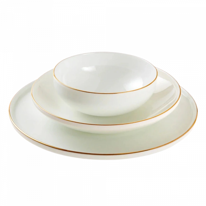 Jumbo Bianca Gold 57 Parça 12 Kişilik Yemek Takımı