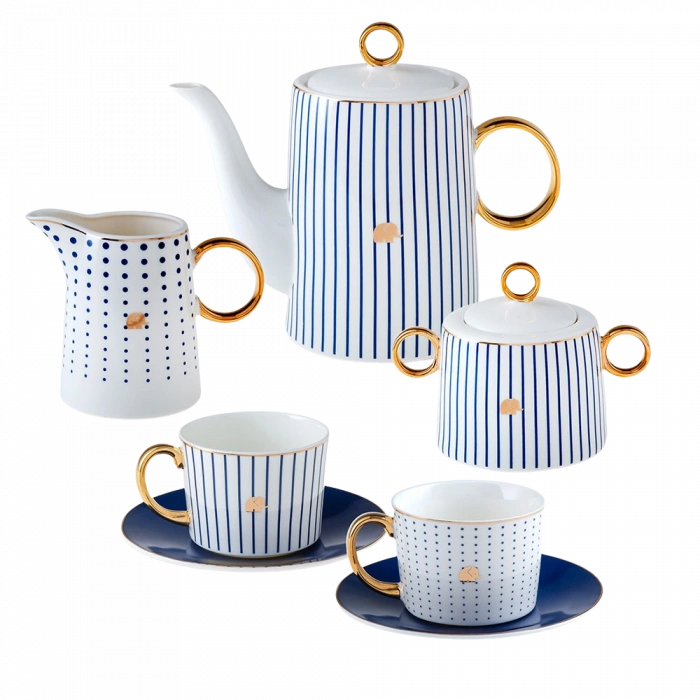 Jumbo Navy 15 Parça Çay Ve Kahve Seti