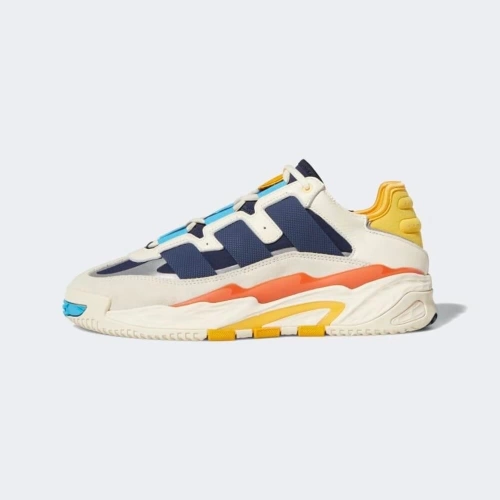 Adidas Niteball Cream White/ Signal Cyan/Collegiate Navy