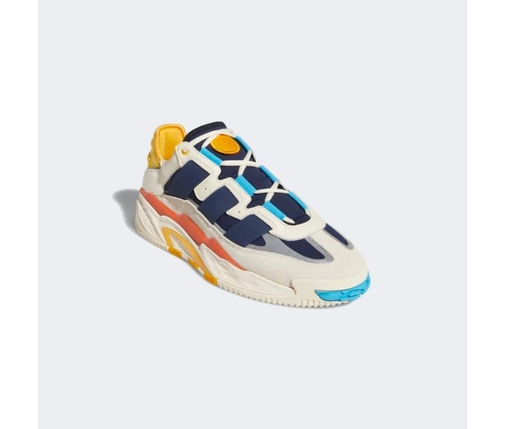 Adidas Niteball Cream White/ Signal Cyan/Collegiate Navy