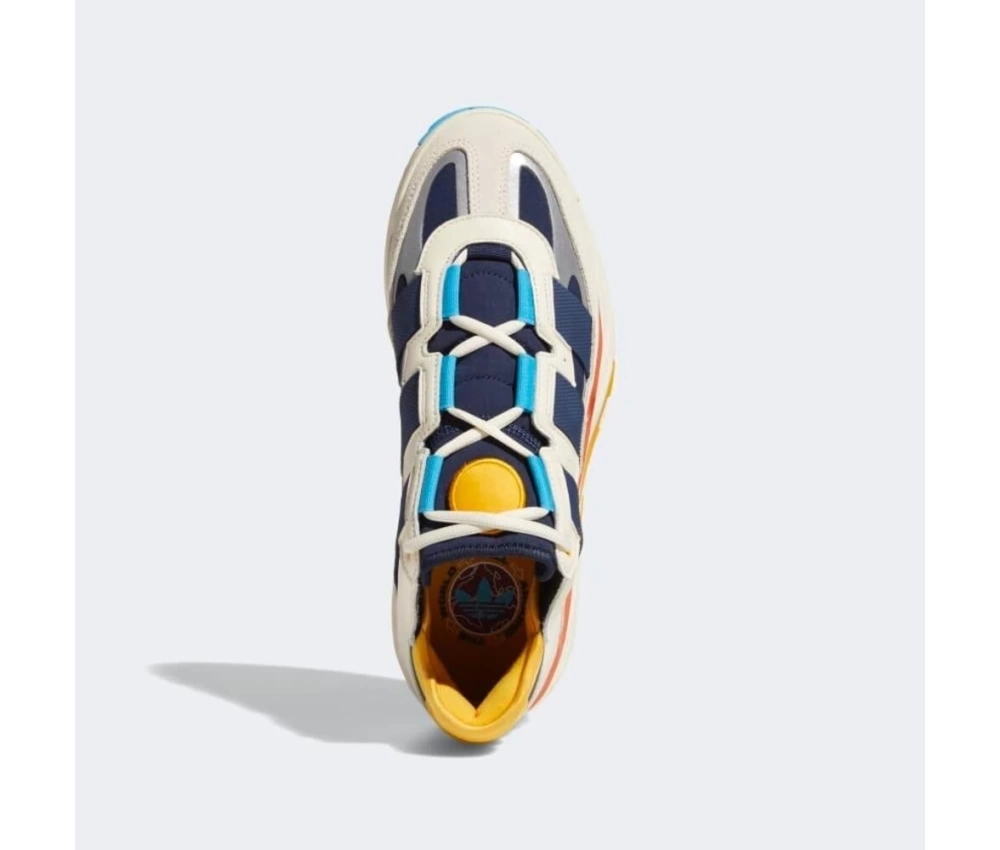 Adidas Niteball Cream White/ Signal Cyan/Collegiate Navy