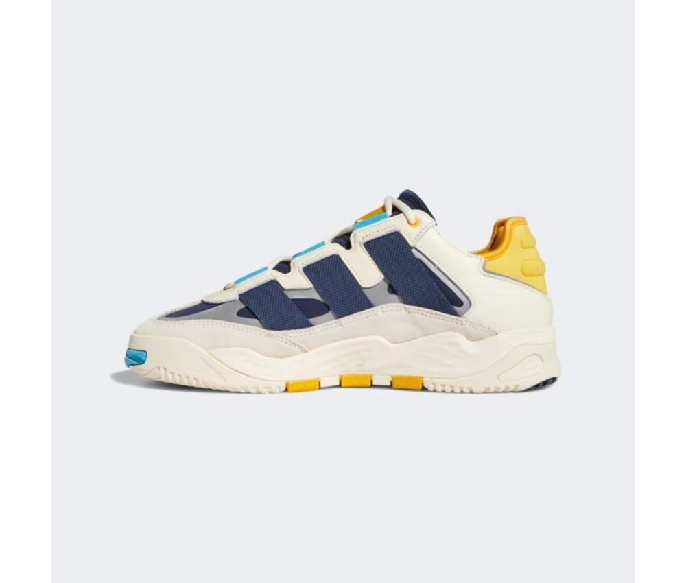 Adidas Niteball Cream White/ Signal Cyan/Collegiate Navy