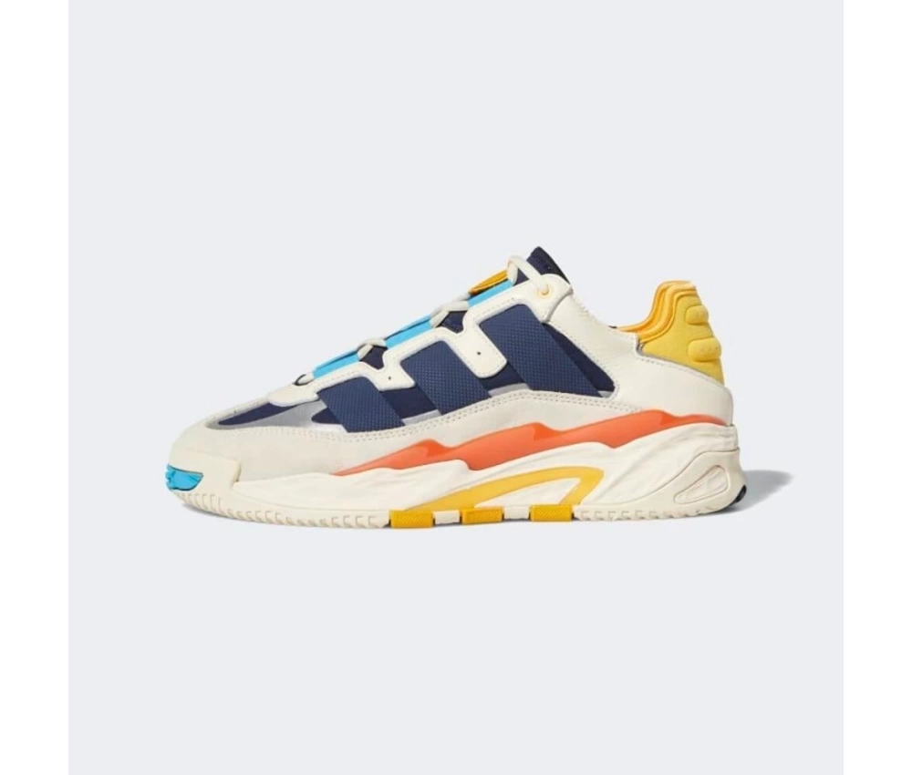 Adidas Niteball Cream White/ Signal Cyan/Collegiate Navy