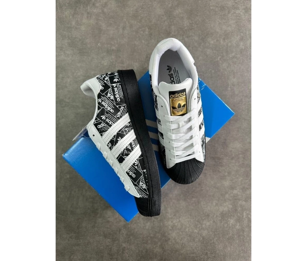 Adidas Superstar Newspaper