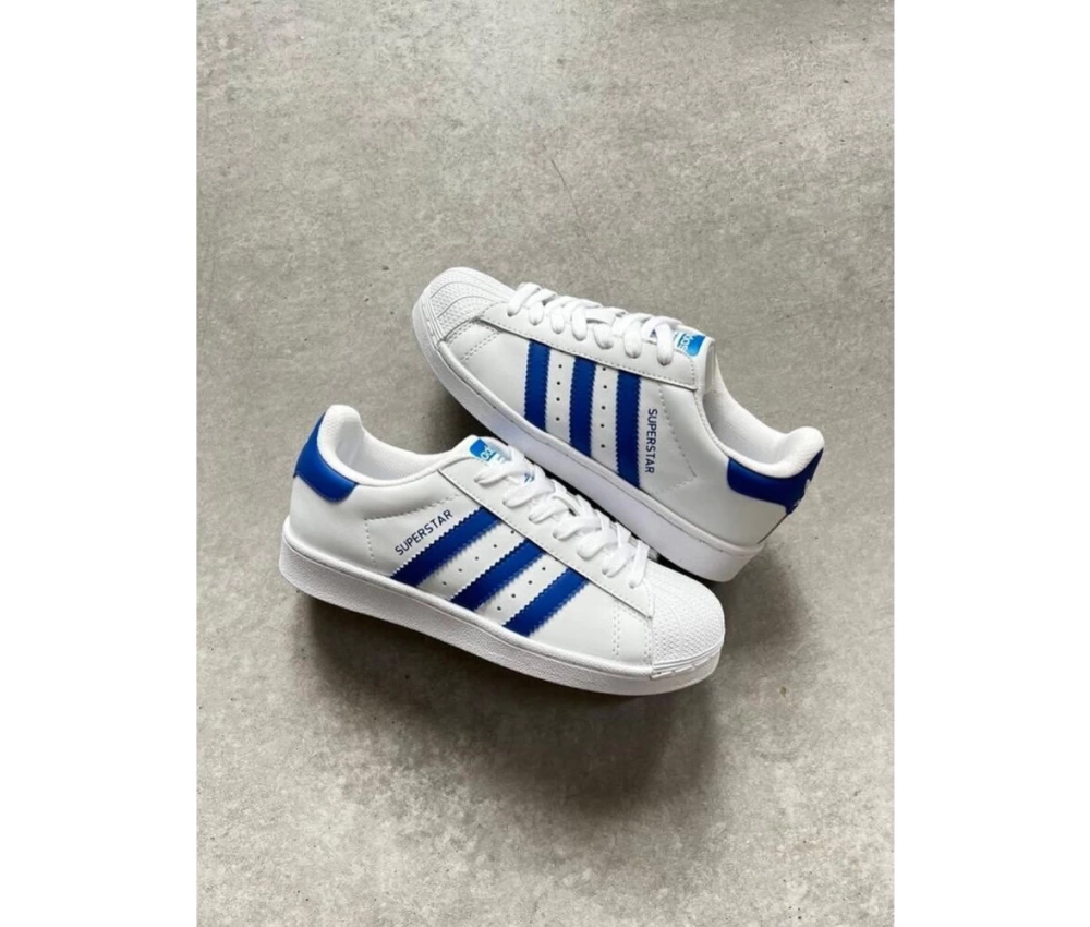 Adidas Superstar White/Blue