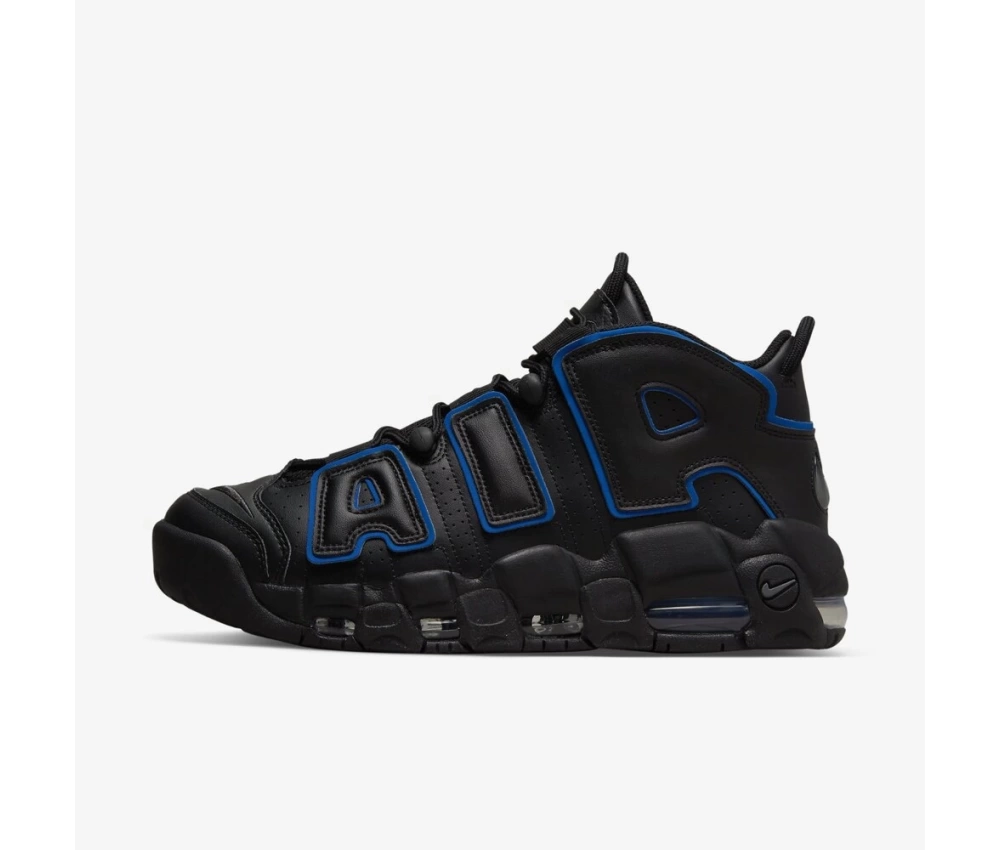 Nike Air More Uptempo 96 Black Game Royal Iron Grey