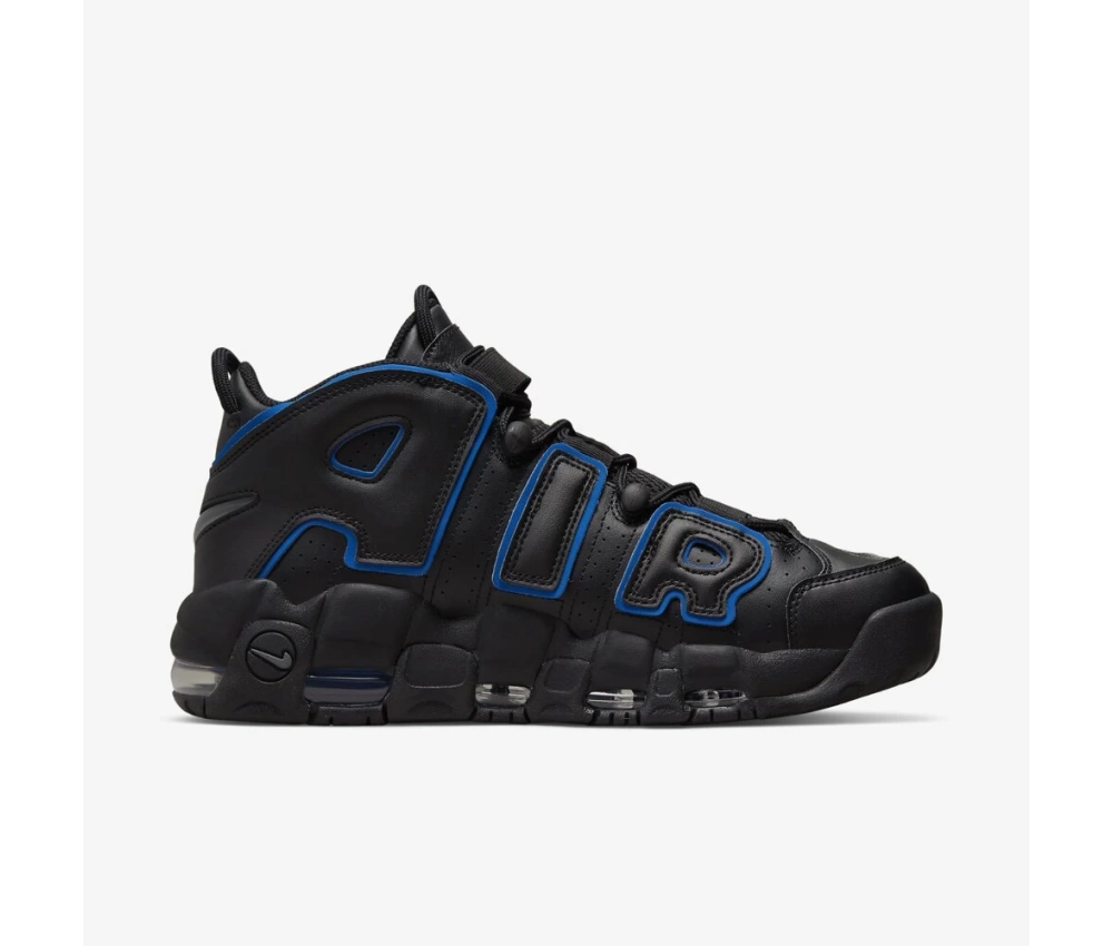 Nike Air More Uptempo 96 Black Game Royal Iron Grey