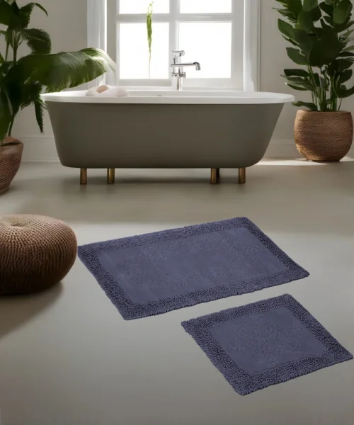 Damask Antrasit Banyo Paspas Seti