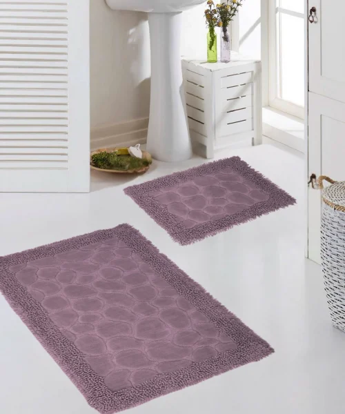 Taş Mürdüm Banyo Paspas Seti