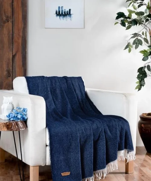 VERO VANNI CACHEMİRE TV BATTANİYESİ 130*170 İndigo