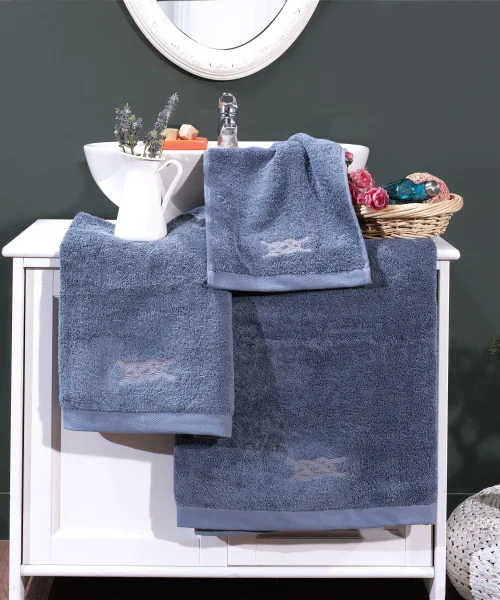 VERO VANNI CUBO NAKIŞLI HAVLU SET SAILOR