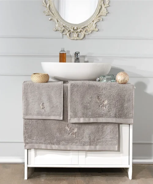 VERO VANNI CUBO NAKIŞLI HAVLU SET SUMMER