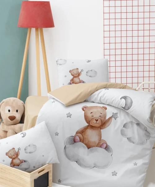 VERO VANNI DIGITAL BABY BEDDING SET BEAR
