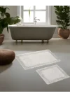 Damask Krem Banyo Paspas Seti