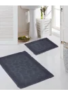 Taş Antrasit Banyo Paspas Seti