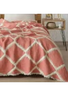 LUNO YATAK ÖRTÜSÜ 240*260 CM KİREMİT