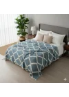 LUNO YATAK ÖRTÜSÜ 240*260 CM MAVİ