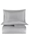 VERO VANNI STRIPE SATEN NEVRESİM TAKIMI ÇİFT KİŞİLİK GRİ