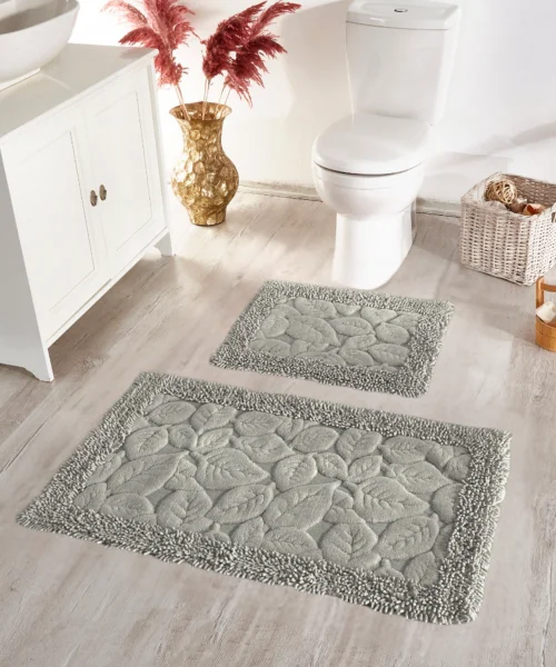 Yaprak Vizon Banyo Paspas Seti