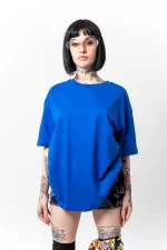 816 Design Mavi Basic Premium Oversize Tshirt