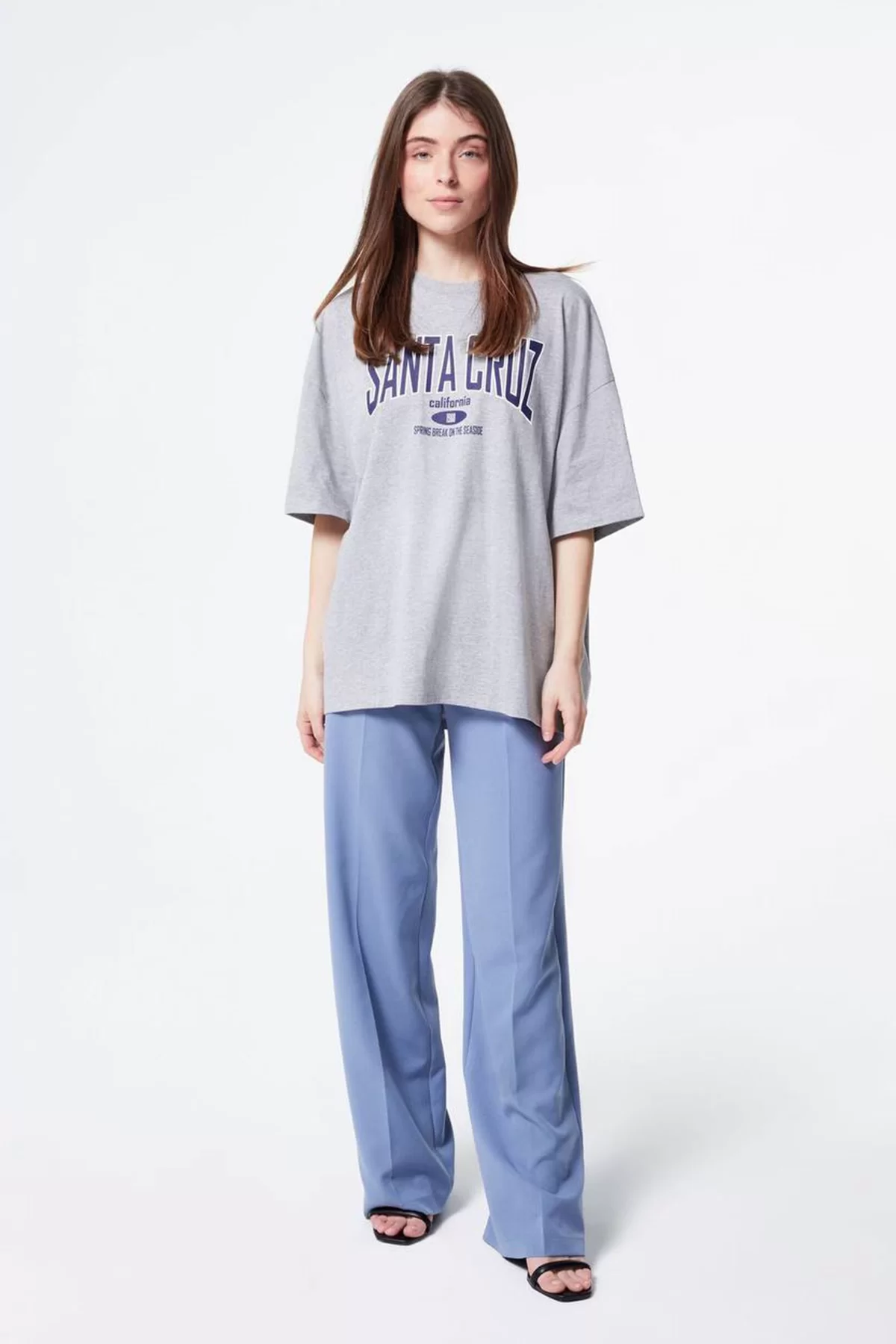 Palazzo Kalıp Bebe Pantolon Premium Kumaş Geniş Paça Kadın Pantolon