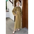Clara Keten Takım Yağ Yeşili