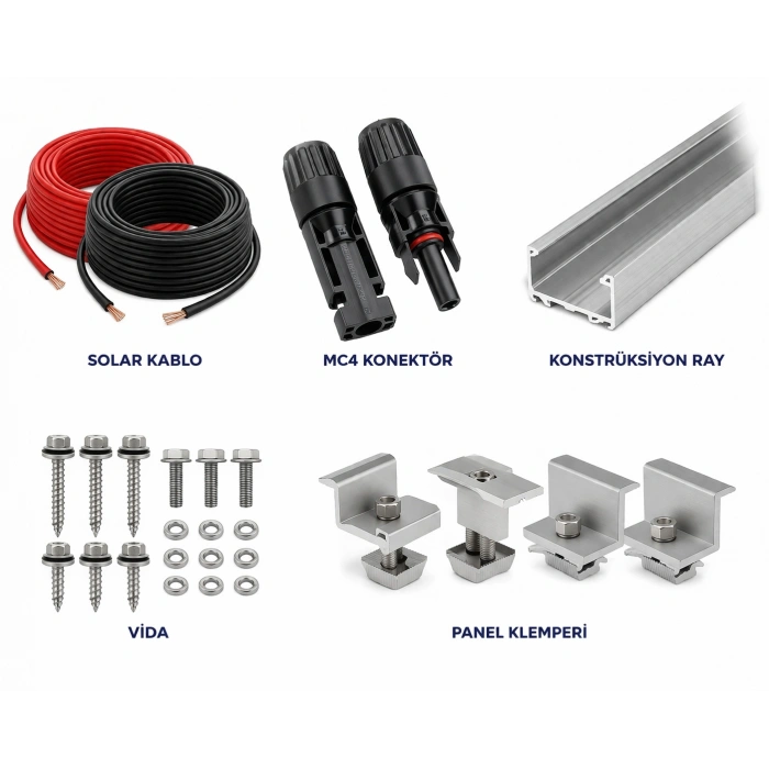 Bağ Evi Paketi (3.6kW inverter / 24V 100Ah Batarya / 2.2kW Güneş Paneli)