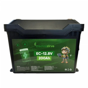 Electrozirve 12.8V 200Ah Lityum (LiFePO4) Batarya