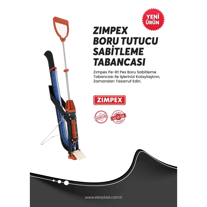 ZIMPEX U KLİPS BORU TUTUCU SABİTLEME ZIMBA ALETİ