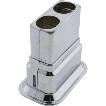 ETERPLAST Ø16 MM BORU GİZLEME GENİŞ ÇİFTLİ HAREKETLİ KİLİTLİ KROM  KISA (30 ADET)