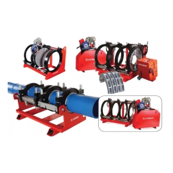 75-90-110-125-140-160-180-200-225-250 MM PE/PVDF BORULAR İÇİN ALIN KAYNAK MAKİNASI ISITICI 230 V-2800 WATT TRAŞLAYICI 230V-750 WATT HİDROLİK ÜNİTE 230V-550W