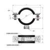 ZIMPEX ¼ 12-16 MM SOMUNLU KELEPÇE (50 ADET)