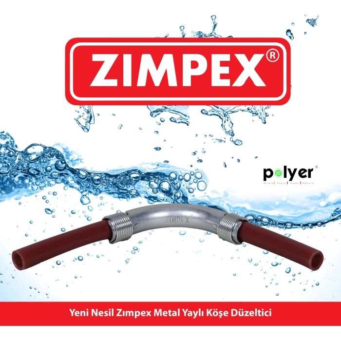 ZIMPEX YENİ NESİL METAL YAYLI KÖŞE DÜZELTİCİ (20 ADET)