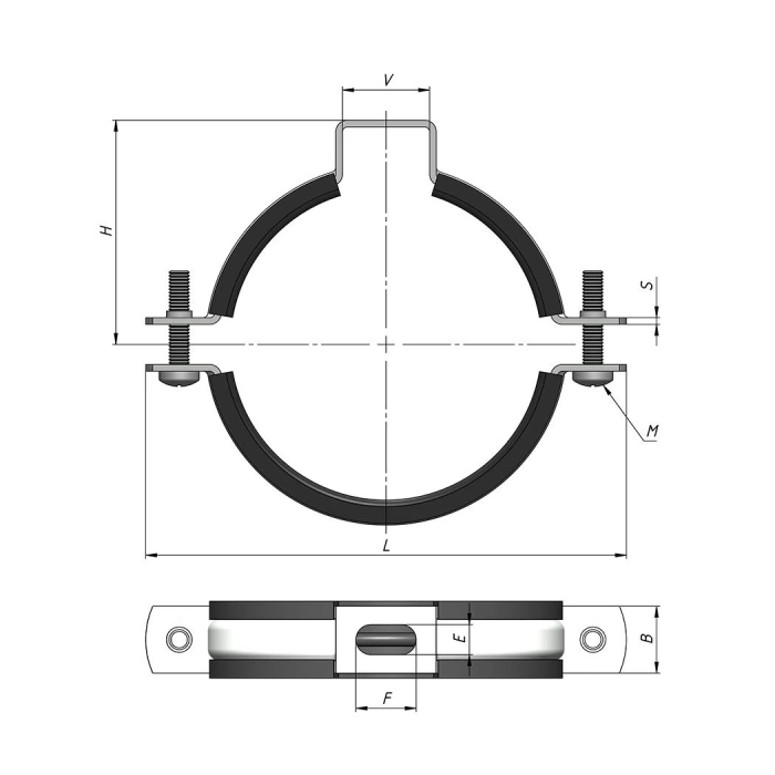 ZIMPEX 100 100-108 MM PVC KELEPÇE (15 ADET)