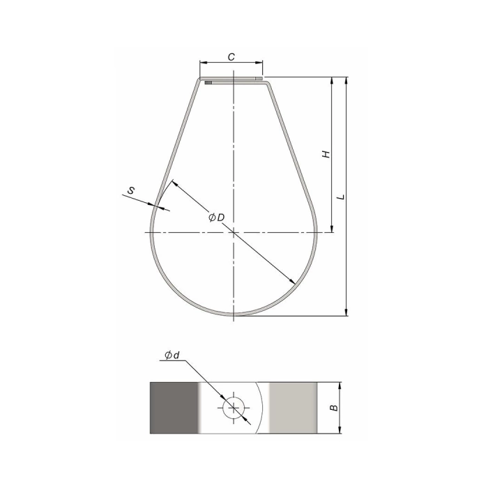 ZIMPEX ½” 20-23 MM SPRİNKLER KELEPÇE (50 ADET)