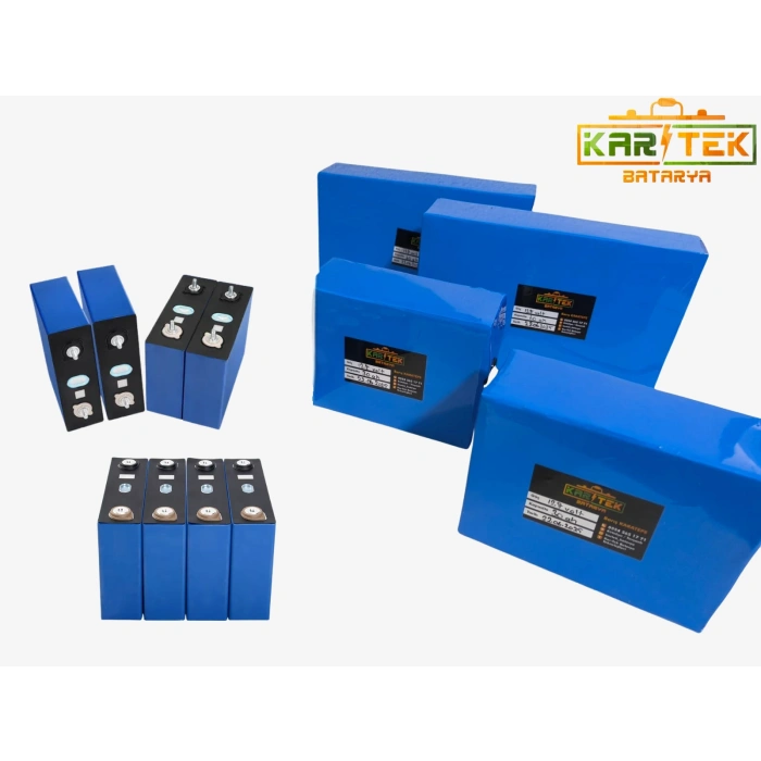 36 Volt 100 Ah Prizmatik LiFePO4 Batarya Bluetoothlu