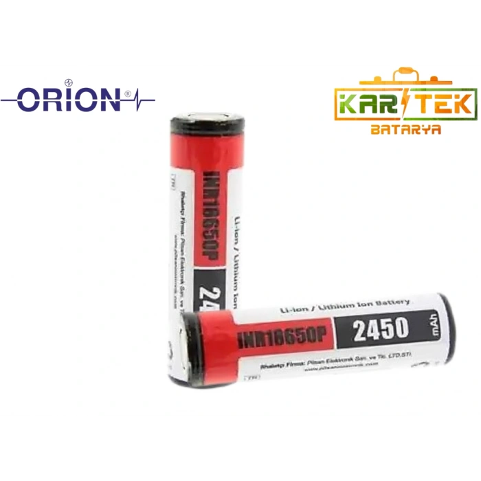 Orion 2450mAh 3.7V 12C Lityum İyon Pil