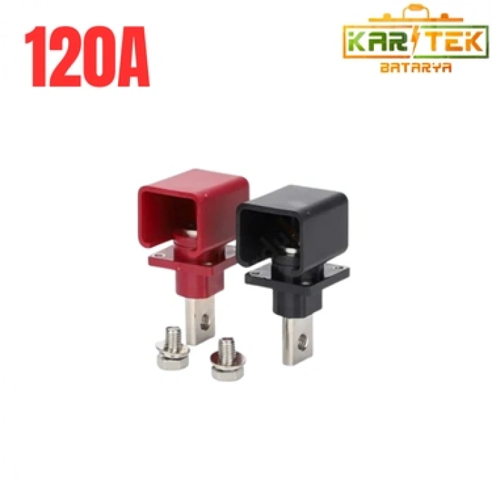 Batarya Terminali 120A (Kırmızı + Siyah)