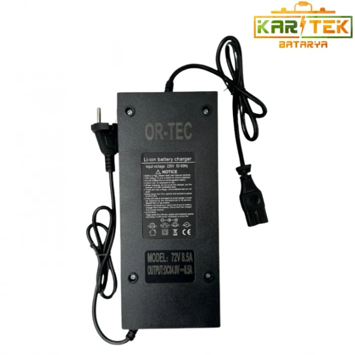 72 volt 8.5A Lityum LiFePO4 Şarj aleti