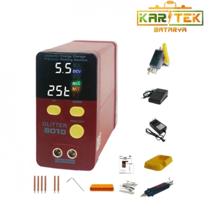 Glitter 801D Şarjlı Pil Punta Kaynak Makinesi