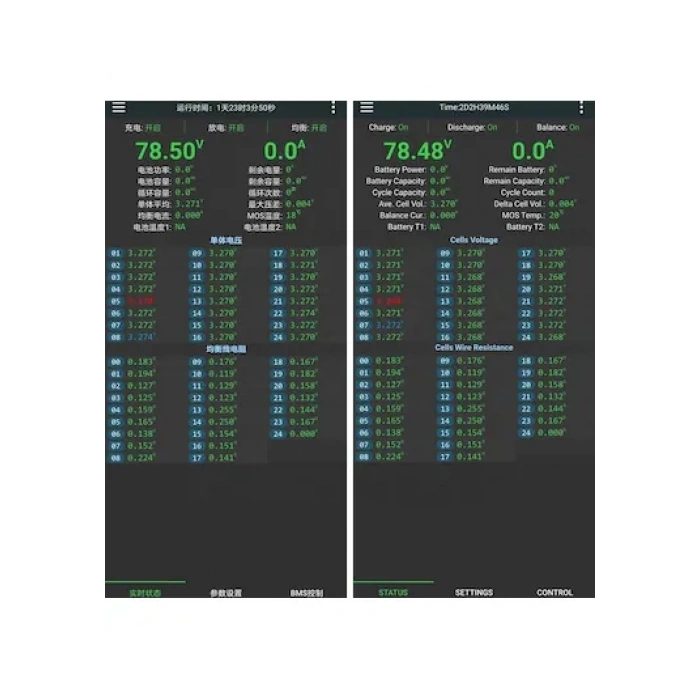 Jikong JK 8S-24S 100A 0.6A Aktif Balanslı Bluetooth’lu Smart BMS