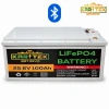 25.6V 200Ah LiFePO4 Akü Bluetoothlu